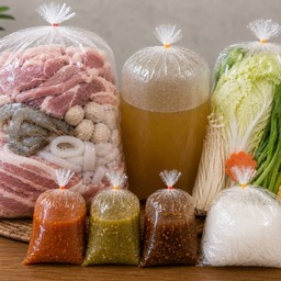 เซตชุดหมูกระทะ พร้อมชุดผัก