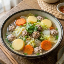 ต้มจืดเต้าหู้ไข่หมูสับ