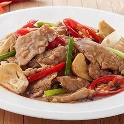เนื้อผัดน้ำมันหอย