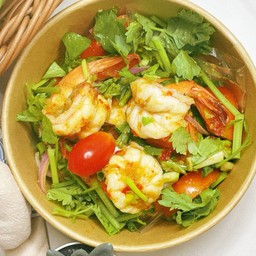 ยำกุ้งสุก