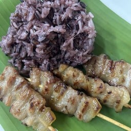 025+078 ข้าวเหนียว หมูปิ้งโบราณ หวานนิดๆ