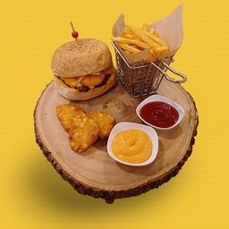 Burger beef set_وجبة برجر_ဘာကာအမဲသား
