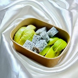 เซตผลไม้ 3 อย่าง ( ฝรั่ง + แก้วมังกร +แอปเปิ้ลเขียว )
