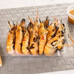 กุ้งแม่น้ำตัวเมียเผา ครึ่งกิโล