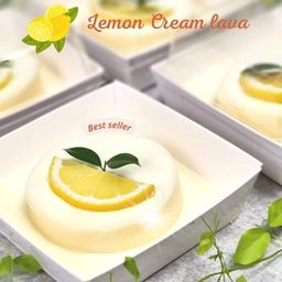 Lemon cream lava*
