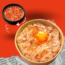 บะหมี่หมูย่าง ไข่ดอง