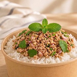ข้าวลาบหมู
