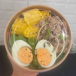 สลัดทูน่าไข่(น้ำสลัดครีม)