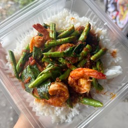 ข้าวพริกอ่อนหมู