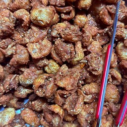 หนังไก่ทอด
