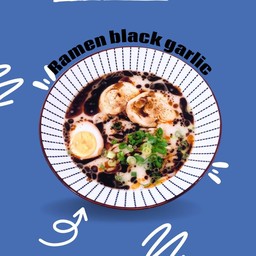 ราเมงกระเทียมดำ black Garlic ramen