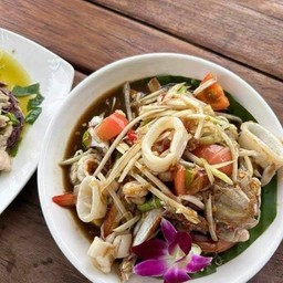 ตำปลาหมึก