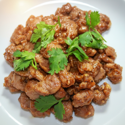 ข้าวหมูกระเทียม