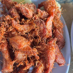 หมูแดดเดียว(หมูทอดสมุนไพร)