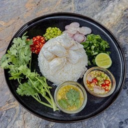 ข้าวหน้า เนื้อปูก้อน