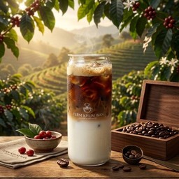 ลาเต้ นมข้าวโอ๊ต / Latte Oat Milk coffee