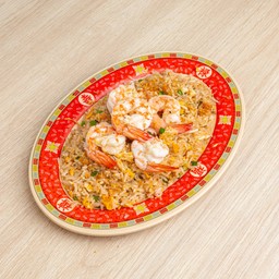 ข้างผัดกุ้งสด