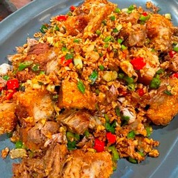 หมูกรอบคั่วพริกเกลือ