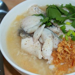 ข้าวต้มปลากะพง Sea bass rice porridge