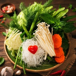 ชุดผักแจ่วฮอน