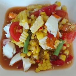 ตำข้าวโพดไข่เค็ม