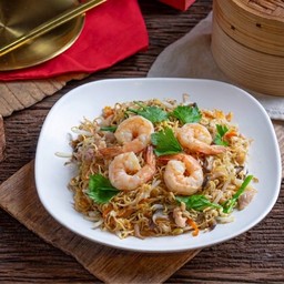 ผัดหมี่ฮกเกี้ยนกุ้ง