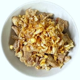 หมูทอดกระเทียม (กับข้าว)