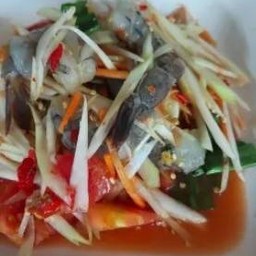 ตำไทกุ้งสด