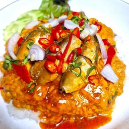 ข้าวไข่ข้นห่อหมก 'ปลากระป๋อง'