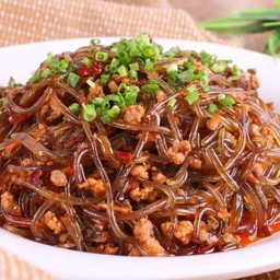 蚂蚁上树วุ้นเส้นผัดหมูสับสไตล์จีน