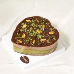 Dubai mochi chocolate cake