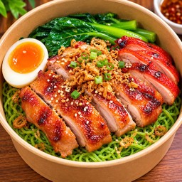 บะหมี่ไก่แดง Halal