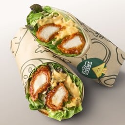 <ลด 18% 🔥> แร็ปไก่กรอบสไปซี่
