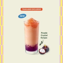 Frozen Mangosteen Oolong tea with Konjac