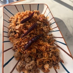 ปลาเค็มคั่ว Salted fish & pork