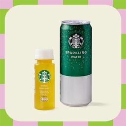 Starbucks Sparkling Water with Mapeed Syrup Shot