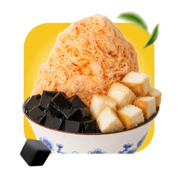 B11 บิงซูชาไทยเฉาก๊วยขนมปัง