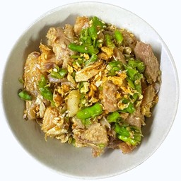 หมูทอดสะดุ้ง (กับข้าว)
