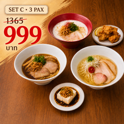 [โปรโมชัน] Delivery Set C ราเมน x3+ของทานเล่น x2
