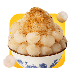 B07 บิงซูลำไยสดหน้าล้น