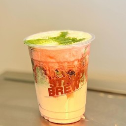 Matcha Strawberry Latte