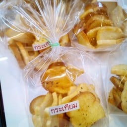 ขนมปังกรอบ #กระเทียม