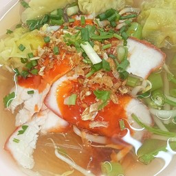 วุ้นเส้นเกี๊ยวหมูน้ำใส(พิเศษ)