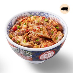 ข้าวหน้าคาคูนิคั่วพริกเกลือ