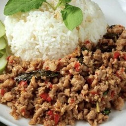 ข้าวกะเพราหมูสับ