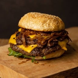 Dubble Smash  Burger with cheese