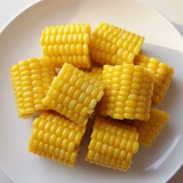 ข้าวโพดหวานพันธุ์ซูเปอร์สวีทนึ่งคัดพิเศษ(หั่น1ฝัก)กล่อง450ml
