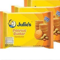 จูลี่ส์ Julie's เนยถั่ว52.5g สองห่อ