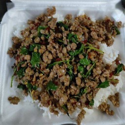 กะเพรา & ไข่เจียว หน้าสวนเขลางค์