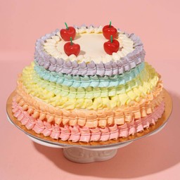 Rainbow Cake 2 ปอนด์ (เรนโบว์เค้ก)